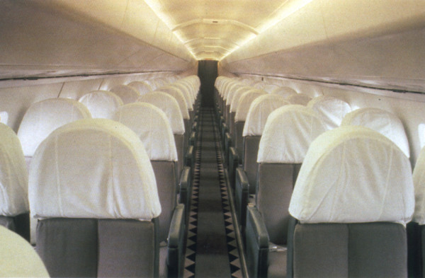 Air France Concorde Cabin Image: Jetliner Cabins